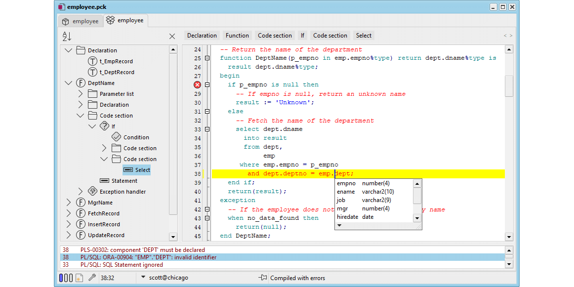 PLSQL Developerͼ7