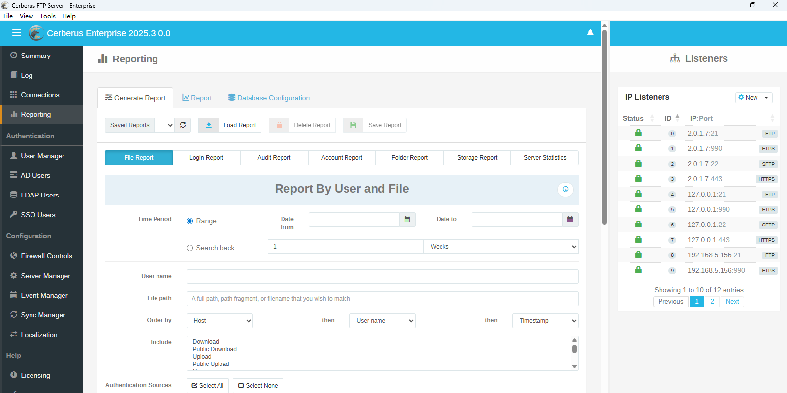 Cerberus FTP Serverͼ3