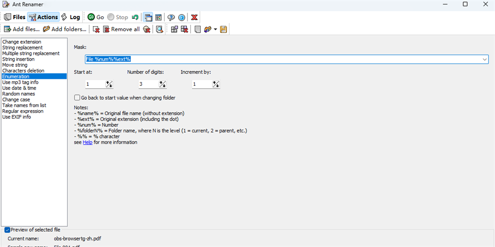 Ant Renamer截图1 Ant Renamer截图1