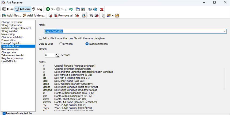 Ant Renamer截图2 Ant Renamer截图2
